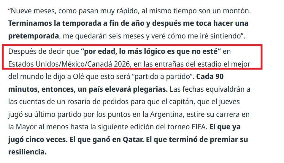 梅西说的下届世界杯不参加，究竟2026还是2030？有几位球迷吵起来